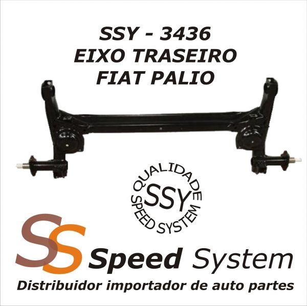 Eixo Traseiro Fiat Palio