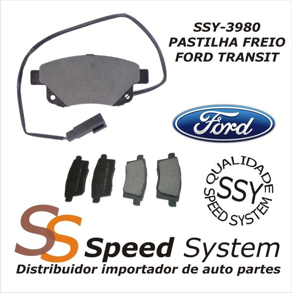 Pastilhas de freio Ford Transit Dianteira / Traseira