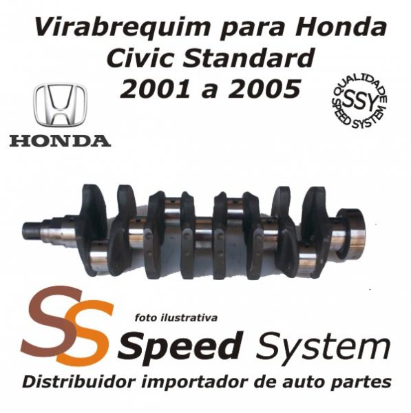 Virabrequim Honda Civic 2001 a 2005 STD