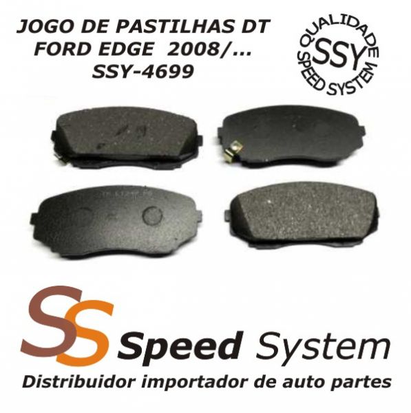 JOGO DE PASTILHAS DT FORD EDGE 2008/... SSY-4699